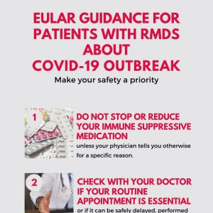 EULAR Guidance for patients with RMDs about COVID-19 outbreak
