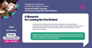 Engaging the UN System and Member States to Achieve UHC for PLWRD: A Blueprint for Leaving No One Behind
