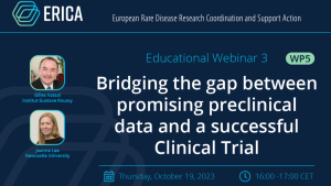 ERICA Webinar:“Bridging the gap between promising preclinical data and a successful clinical trial”