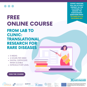 Free online course. “MOOC From Lab to Clinic: Translational Research for Rare Diseases”
