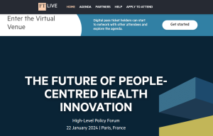 Financial Times forum: THE FUTURE OF PEOPLE-CENTRED HEALTH INNOVATION