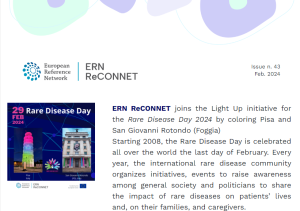 ERN RECONNET – NEWSLETTER N. 24: Light Up initiative for the Rare Disease Day 2024