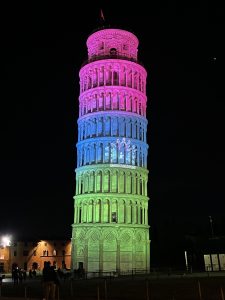ERN ReCONNET illuminates the Leaning Tower of Pisa for Rare Disease Day